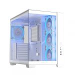 Asus A32 Plus ATX White (radiateurs de 360 mm et Cartes Graphiques de 420 mm, Quatre Ventilateurs Prime Mr 120 ARGB pr&eacute;install&eacute;s, Gestion des c&acirc;bles soign&eacute;e)