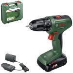 Bosch Perceuse-visseuse sans fil Home and Garden EasyDrill 18V-38 06039D8003 18 V 2 Ah Li-Ion + batterie, + chargeur, +