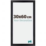 Your Decoration - 30x60 cm - Cadres Photo en mdf Avec Verre acrylique - Anti-Reflet - Excellente Qualité - Noir Mat - Cadre Decoration Murale - Mura.