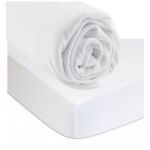 Easy Dort KIT PRATIQUE DRAP HOUSSE 90x200 100% BAMBOU BLANC + ALESE, PROTEGE MATELAS 90x190 BAMBOU PU LIT UNE PLACE ENFANT-ADULTE PACK LIT