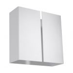 Applique murale LINEA acier blanc 2 ampoules