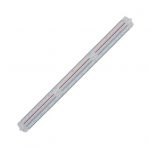 Graphoplex Kutch ME.370A Règle de réduction triangulaire 30 cm Blanc