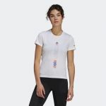 Adidas TERREX Agravic SS Shirt Women, blanc L T-shirts course &agrave; pied