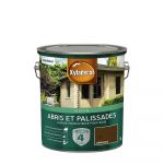 Lasure ext&eacute;rieure de protection pour abris et palissades en bois Xyladecor mat 5L ch&ecirc;ne fonc&eacute;