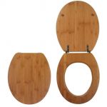 Wirquin Casual line Bamboo nature - Abattant WC en bambou
