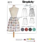 Simplicity Patron 8211.r5 - jupes trois longueur