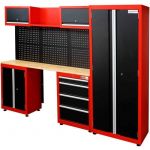 Holzmann Ensemble armoires et table de travail d'atelier WESS13