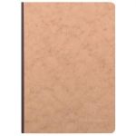 Clairefontaine 79543C - Carnet Age Bag A5, 192p./96 feuilles 90 g/m&sup2; brochure dos toil&eacute;, couv. coloris tabac, dot grid