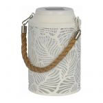 Mini lanterne solaire MINI RAINBOW blanc corde H17 5cm