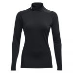 Under Armour Heatgear Comp Mock Haut Manches Longues Hommes - Noir
