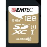 Emtec ECMSD128GXC10GP - Carte m&eacute;moire SDXC 128 Go Class 10 SDXC UHS-I Gold +