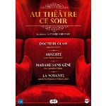 Coffret Au théâtre ce soir - Docteur Glass + Auguste + Madame sans gêne + La voyante