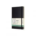 Moleskine Agenda/Planificateur Hebdomadaire 18 Mois, Agenda Semainier 2021/2022, Couverture Rigide et Fermeture Elastique, Grand Format 13 x 21 cm, Couleur Noir, 208 Pages