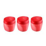Stabilo Taille-crayon robuste – 3 taille-crayons woody 3 en 1 – pour crayons extra épais – rouge