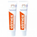Elmex Anti-Caries - Dentifrice au fluorure d'amines Olafluor - 2 x 75 ml