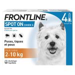 Frontline SPOT-ON - Chiens de 2 &agrave; 10kg, 3 Pipettes de 0.67ml