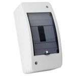 Bo&icirc;te &agrave; fusibles - Distributeur en saillie - 4 modules - 1 rang&eacute;e IP42