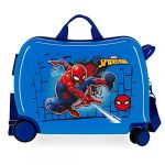 Spiderman Red Valise Enfant Bleu 50x39x20 cms Rigide ABS Serrure &agrave; combinaison 38L 2,1kgs 4 roues Bagage &agrave; main