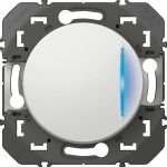 Legrand Va et vient avec voyant t&eacute;moin composable Dooxie - Blanc