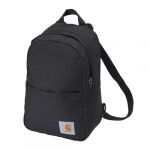 Carhartt Classic Mini, durable, bretelles réglables et imperméables, sac à dos quotidien (noir, taille unique)