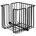 APS Support de serviettes URBAN, m&eacute;tal, noir