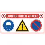 Mondelin Panneau de signalisation 4 en 1,