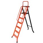 Mondelin 201970 - Escabeau aluminium 6 marches hauteur plateforme 140 cm