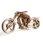 Ugears 70051 Moto DIY Technique V&eacute;hicule de Projet VTT Bike VM 02 avec Moteur en Caoutchouc Mod&egrave;le en Bois Multicolore Taille Unique