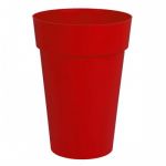 Eda Plastiques Toscane 67 L - Pot de fleurs rond haut Ø46 x 65 cm