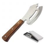 Couteau de chef taurus lame acier inox 30cr13 manche bois massif