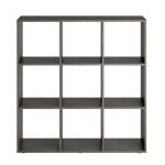 FMD M&ouml;bel &Eacute;tag&egrave;re sur pied avec 9 compartiments Gris Matera