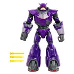 Mattel Disney Pixar Buzz l’Éclair Figurine Zurg Attaque Explosive, Grande figurine articulée(30,5 cm) avec 11 points d’articulation, sons, lumières et projectiles, Jouet Enfant, Dès 4 ans, HJJ29