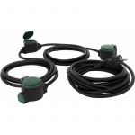 Rev Rallonge Suprafelx IP 44 noir/vert