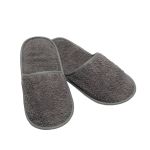 Linandelle Chausson de bain en eponge gris foncé taille 42