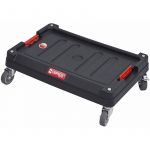 Qbrick - Plateforme De Transport Plateau Roulant S&eacute;rie System two 59 x 39 x 17cm - Noir