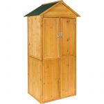 TecTake Armoire de jardin Kadi 80,5 x 60 x 213,5 cm