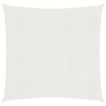 VidaXL Voile d'ombrage 160 g/m&sup2; Blanc 3x3 m PEHD