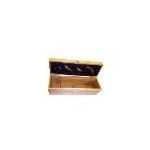 Coffret sommelier en bambou avec 4 accessoires