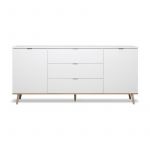 Buffet scandinave LEKNES Blanc