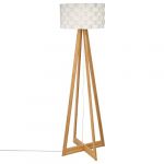 Atmosphera Lampadaire Bambou "Moki" 150cm Blanc