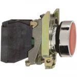 Schneider Electric Bouton-poussoir vert Ø 22 mm à impulsion affleurant XB4BA31 Harmony