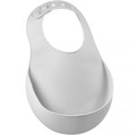 Beaba Bavoir silicone light mist - Gris