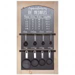 Atmosphera Tableau de mesure Cuisine Noir