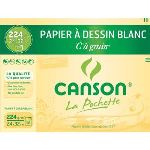 Canson 27103 - 12 Feuilles de papier dessin C 224 g (A+)