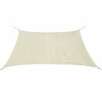 VidaXL Parasol en PEHD carr&eacute; 3,6 x 3,6 m
