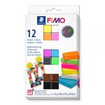 Fimo Coffret Pâte - Effect Neon - 25 g - 12 pcs