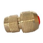 Boutté 2102783 - Raccord rapide rouge automatique laiton aquastop Ø19mm