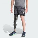 Adidas Short Own The Run Spray Dye 2-in-1, pointure Medium - Taille Medium