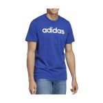 Adidas T-shirt logo brod&eacute; lin&eacute;aire jersey simple Essentials