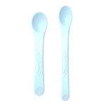 Twistshake Lot de 2 cuillères bleu pastel